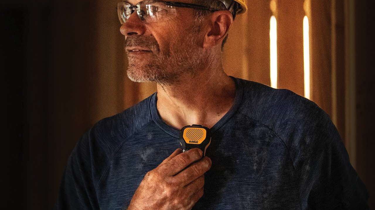 The Tiny DEWALT Speaker Made for Loud Workdays